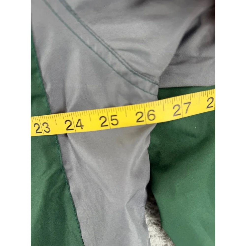 Vintage Dunbrooke Green Bay Packers Windbreaker Jacket Green White Gray Mens XL